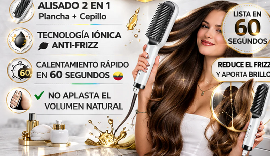 Luméa pro - Alisa y moldea en una sola pasada, sin maltratar tu cabello.